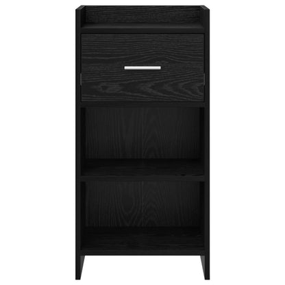 vidaXL Sideboard Black Oak 40 x 36 x 80 cm Engineered Wood 4