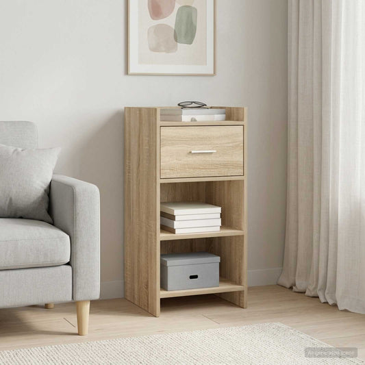 vidaXL Sideboard Sonoma Oak 40 x 36 x 80 cm Engineered Wood 1