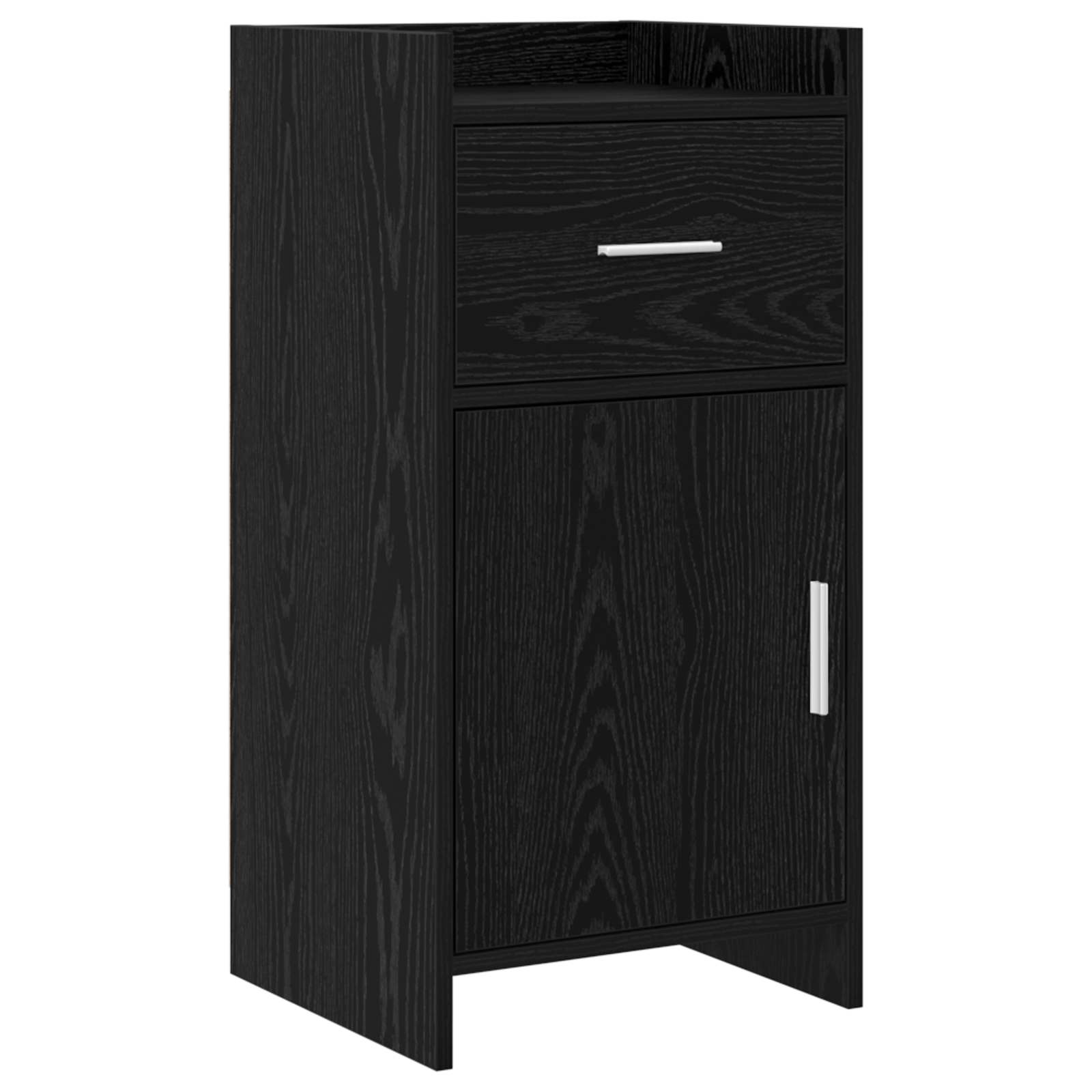 vidaXL Sideboard Black Oak 40 x 36 x 80 cm Engineered Wood 2