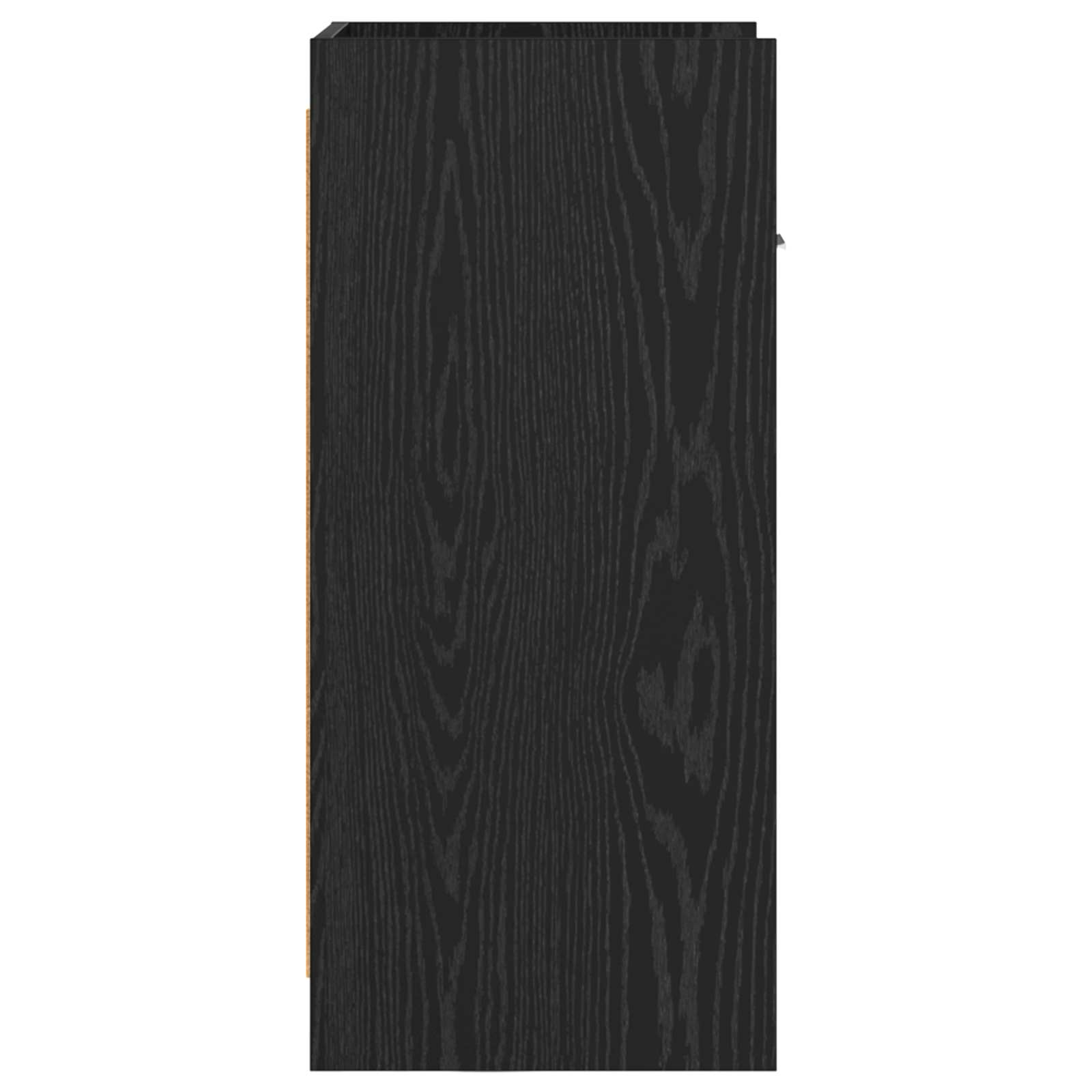 vidaXL Sideboard Black Oak 40 x 36 x 80 cm Engineered Wood 6