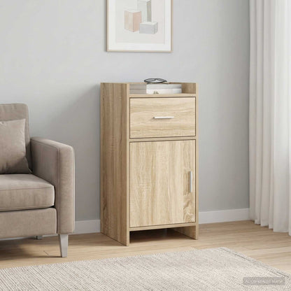 vidaXL Sideboard Sonoma Oak 40 x 36 x 80 cm Engineered Wood 1