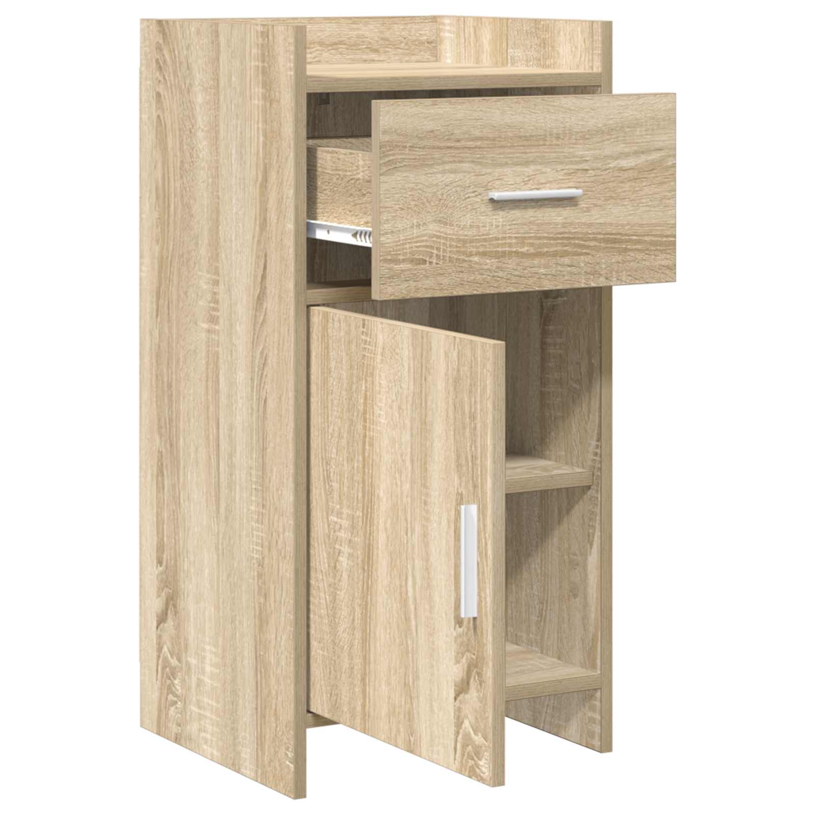 vidaXL Sideboard Sonoma Oak 40 x 36 x 80 cm Engineered Wood 4