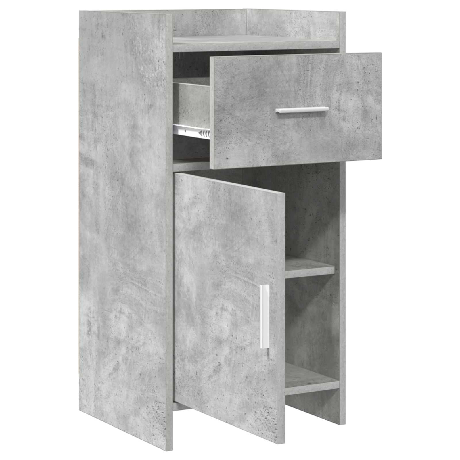 vidaXL Sideboard Concrete Grey 40 x 36 x 80 cm Engineered Wood 4