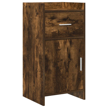 vidaXL Sideboard Smoked Oak 40 x 36 x 80 cm Engineered Wood 2