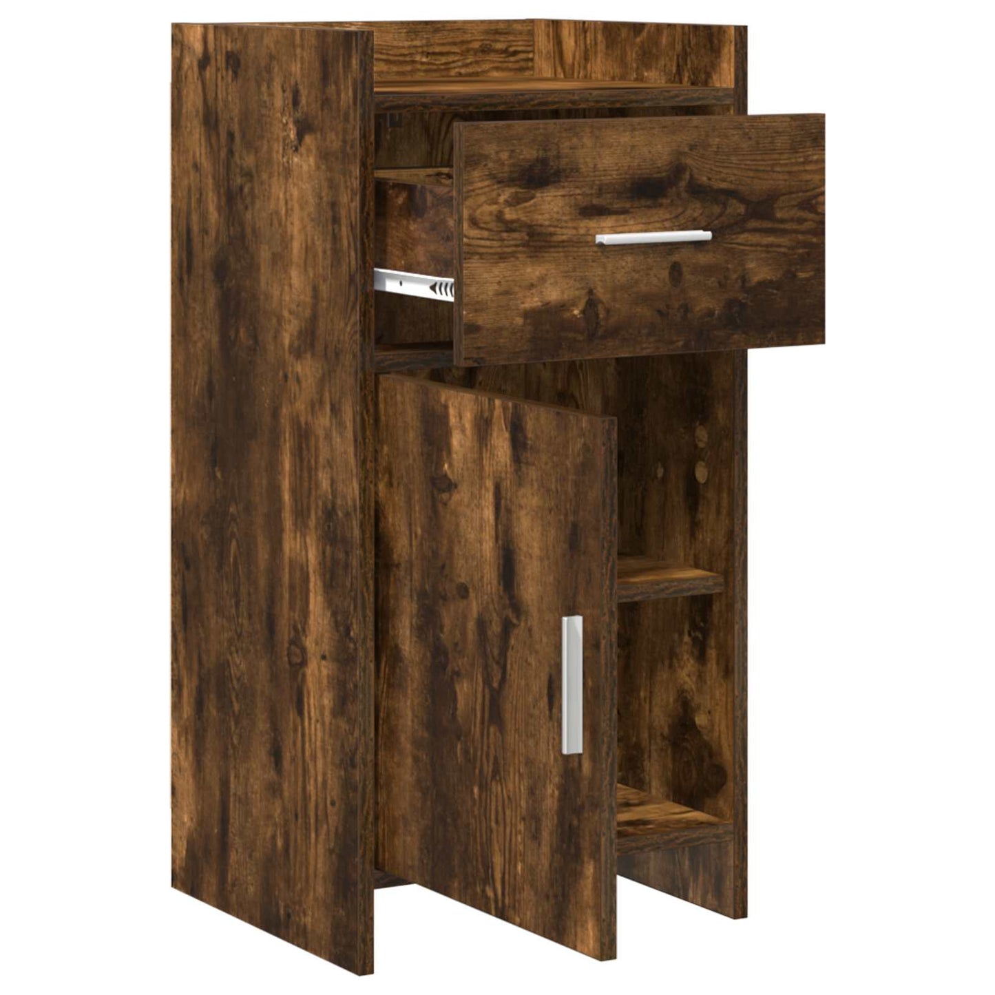 vidaXL Sideboard Smoked Oak 40 x 36 x 80 cm Engineered Wood 4