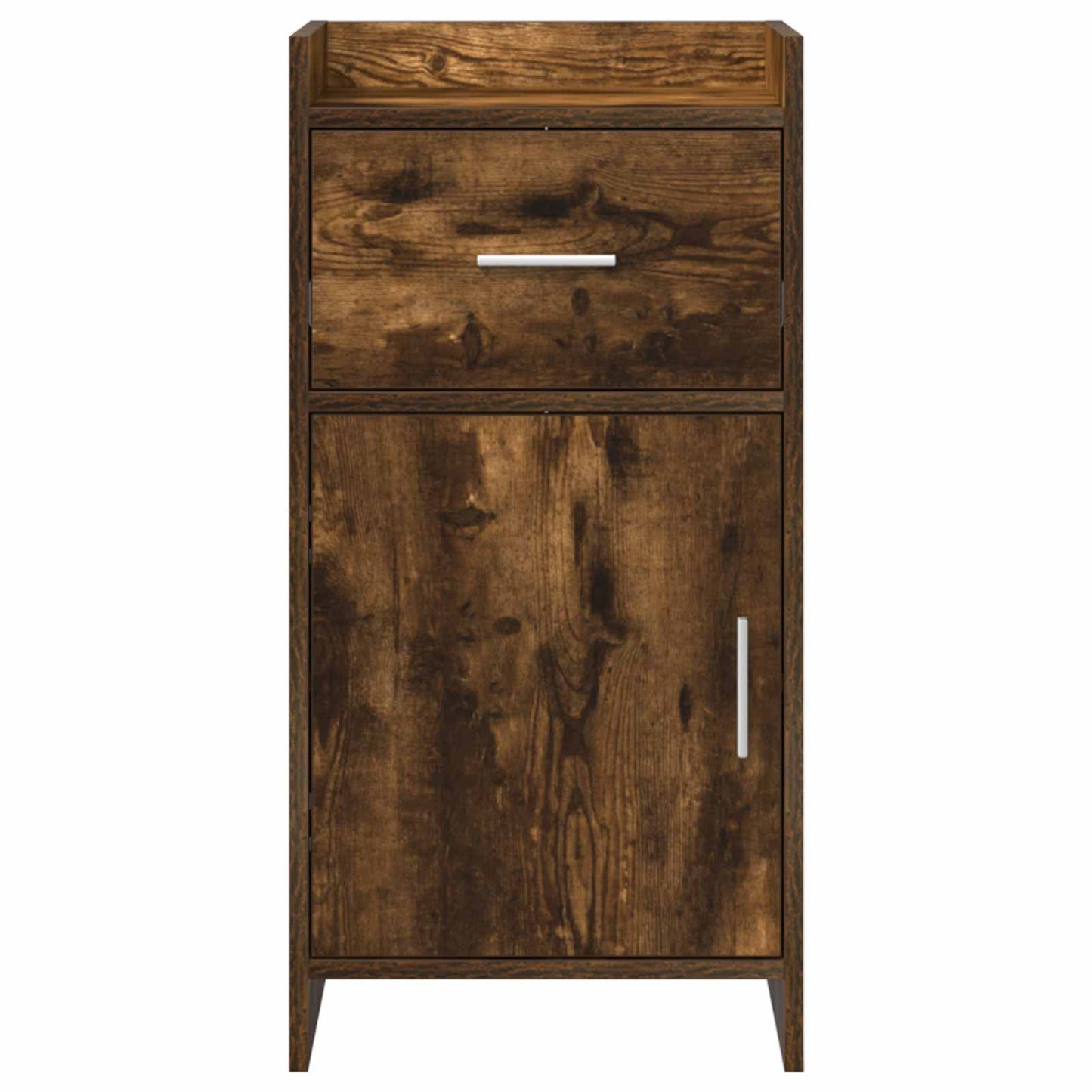 vidaXL Sideboard Smoked Oak 40 x 36 x 80 cm Engineered Wood 5