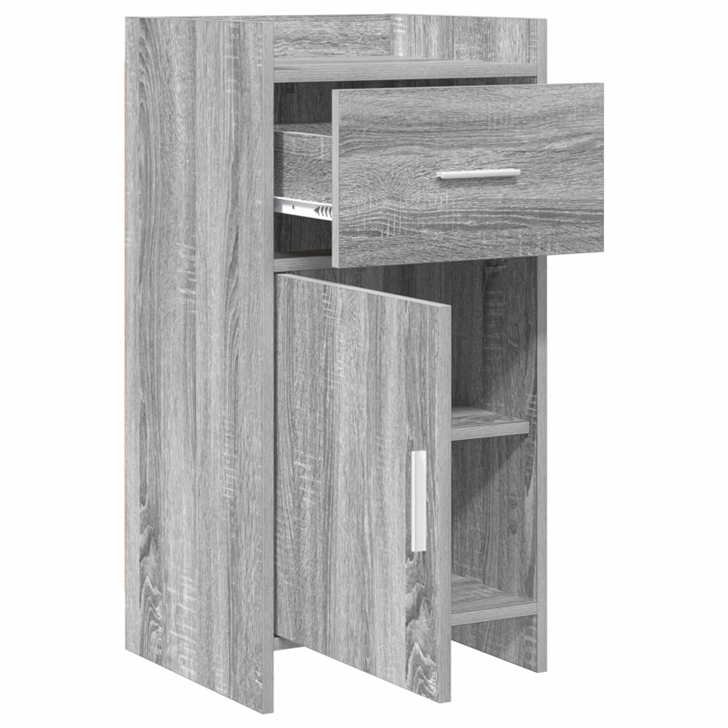 vidaXL Sideboard Grey Sonoma 40 x 36 x 80 cm Engineered Wood 4