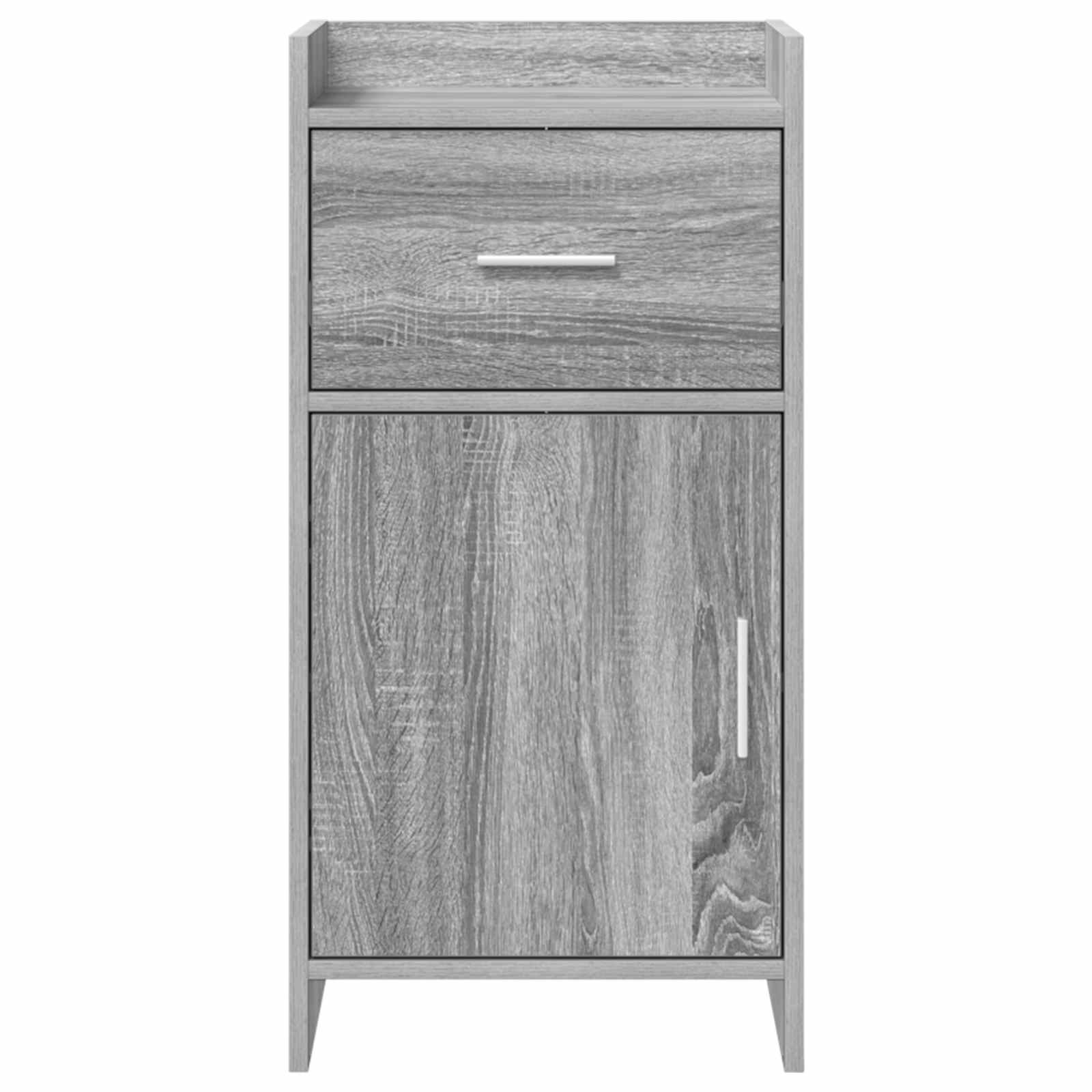 vidaXL Sideboard Grey Sonoma 40 x 36 x 80 cm Engineered Wood 5