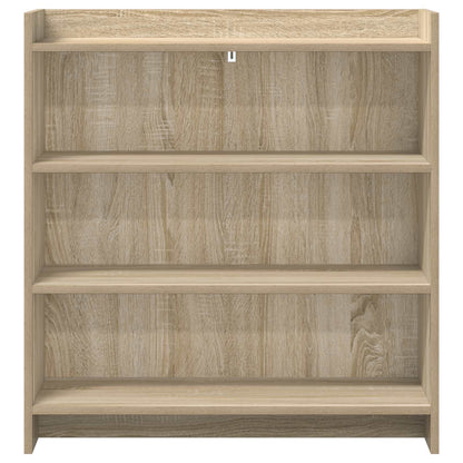 vidaXL Sideboard Sonoma Oak 75 x 36 x 80 cm Engineered Wood 4