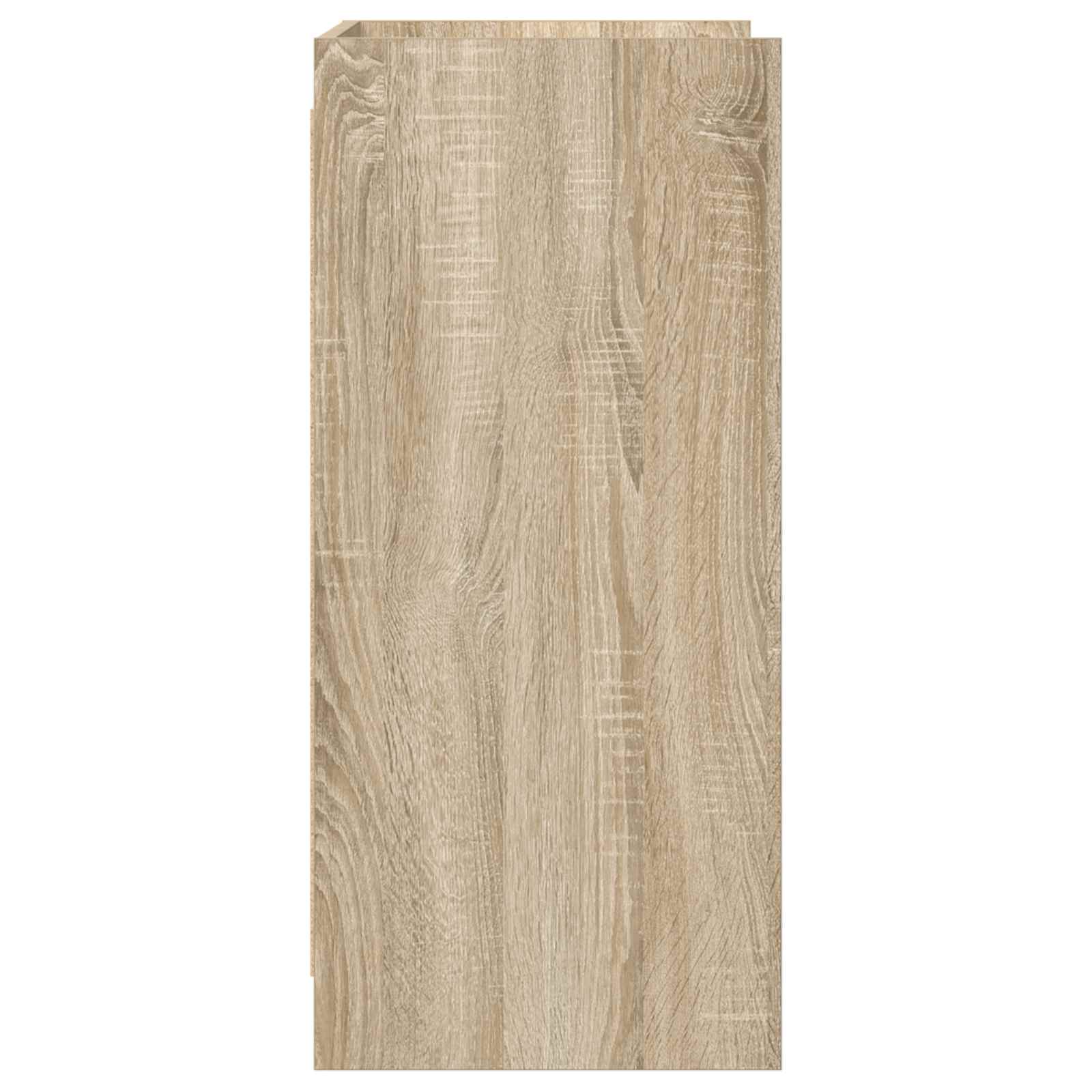 vidaXL Sideboard Sonoma Oak 75 x 36 x 80 cm Engineered Wood 5