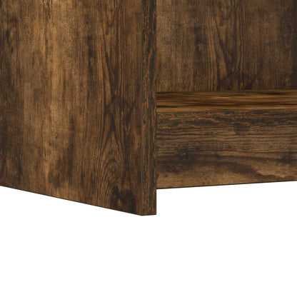 vidaXL Sideboard Smoked Oak 75 x 36 x 80 cm Engineered Wood 6