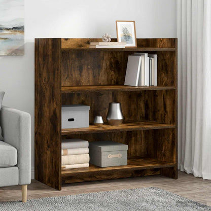 vidaXL Sideboard Smoked Oak 75 x 36 x 80 cm Engineered Wood 1