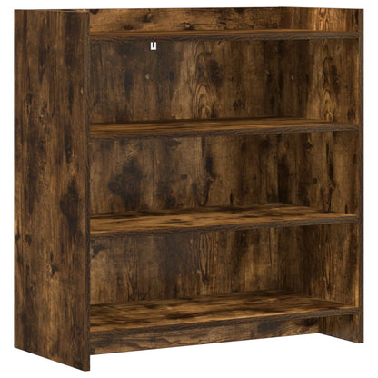 vidaXL Sideboard Smoked Oak 75 x 36 x 80 cm Engineered Wood 2