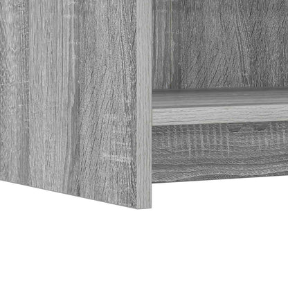 vidaXL Sideboard Grey Sonoma 75 x 36 x 80 cm Engineered Wood 6