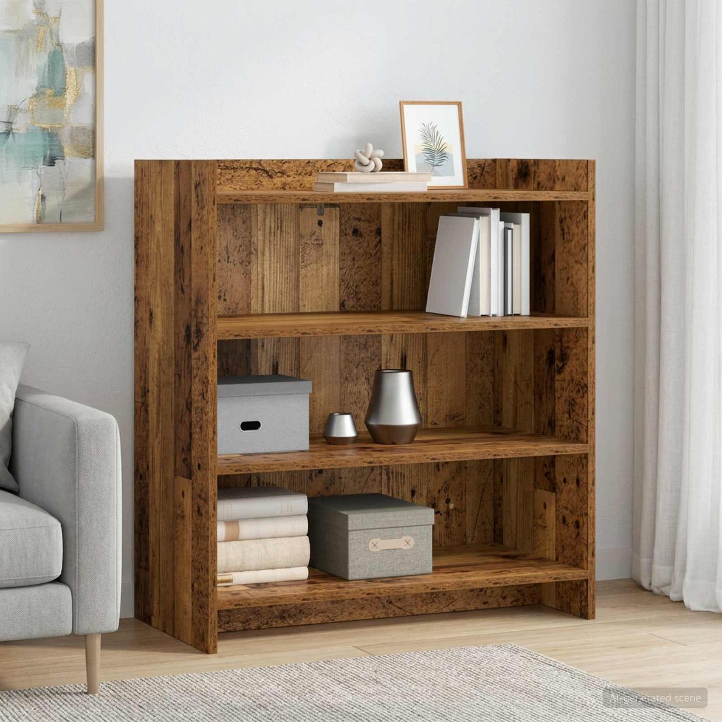 vidaXL Sideboard Old Wood 75 x 36 x 80 cm Engineered Wood 1