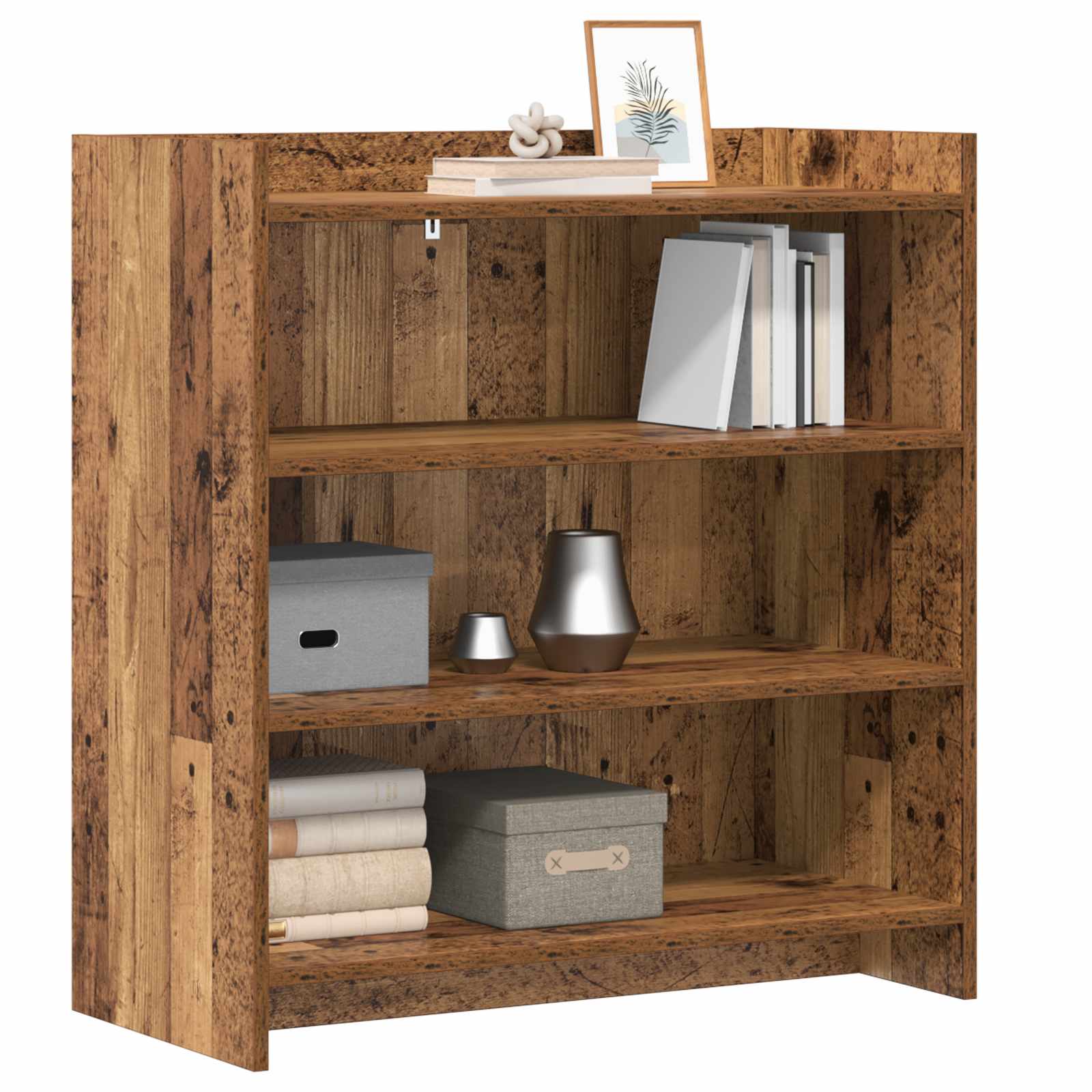 vidaXL Sideboard Old Wood 75 x 36 x 80 cm Engineered Wood 3