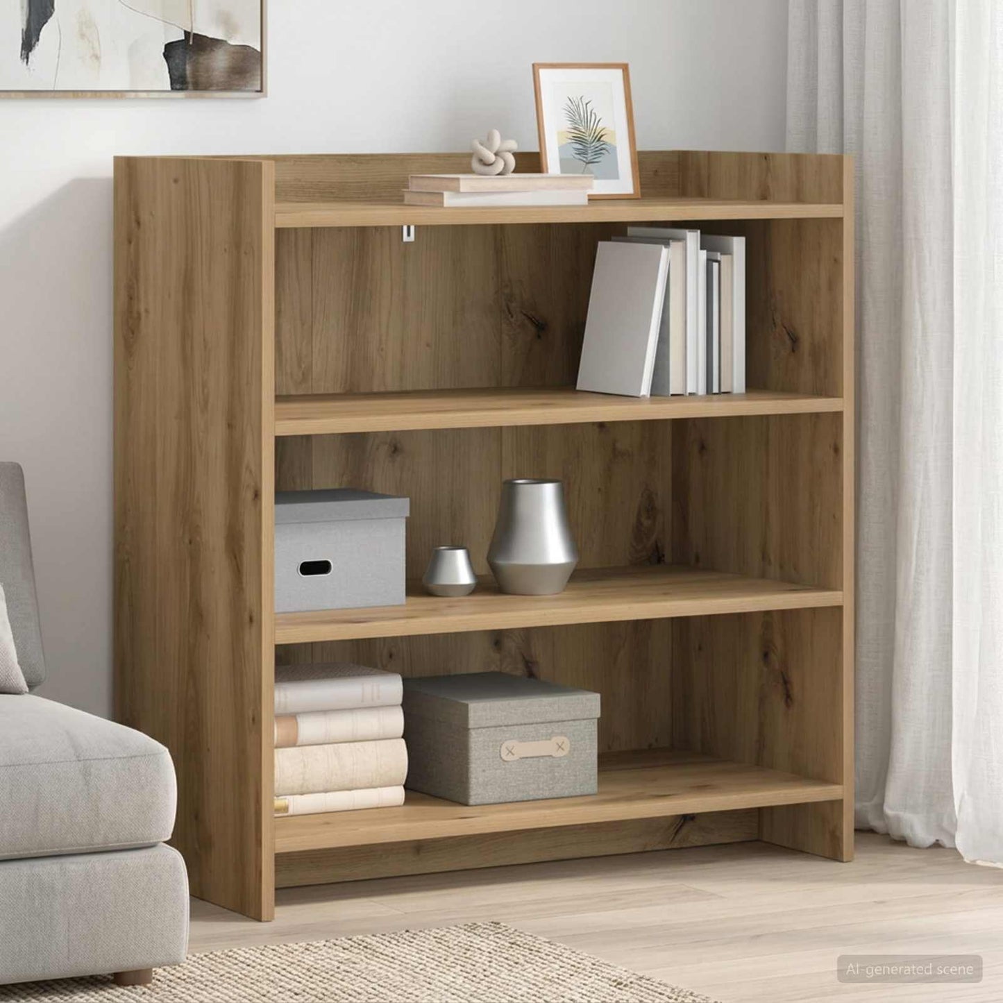 vidaXL Sideboard Artisan Oak 75 x 36 x 80 cm Engineered Wood 1