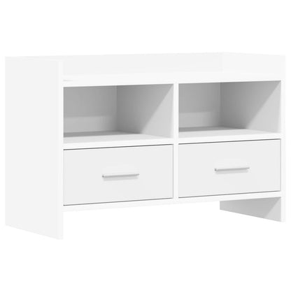 vidaXL TV Cabinet 71.5 x 33 x 47 cm White Engineered Wood 2