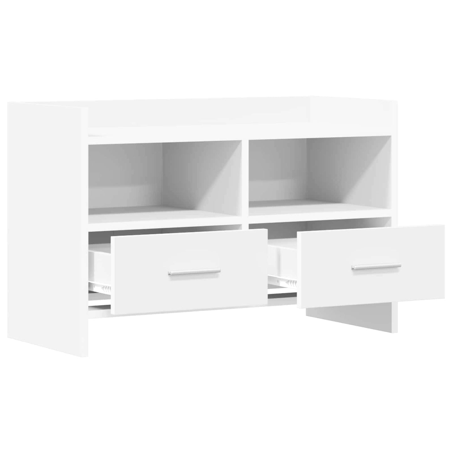 vidaXL TV Cabinet 71.5 x 33 x 47 cm White Engineered Wood 4
