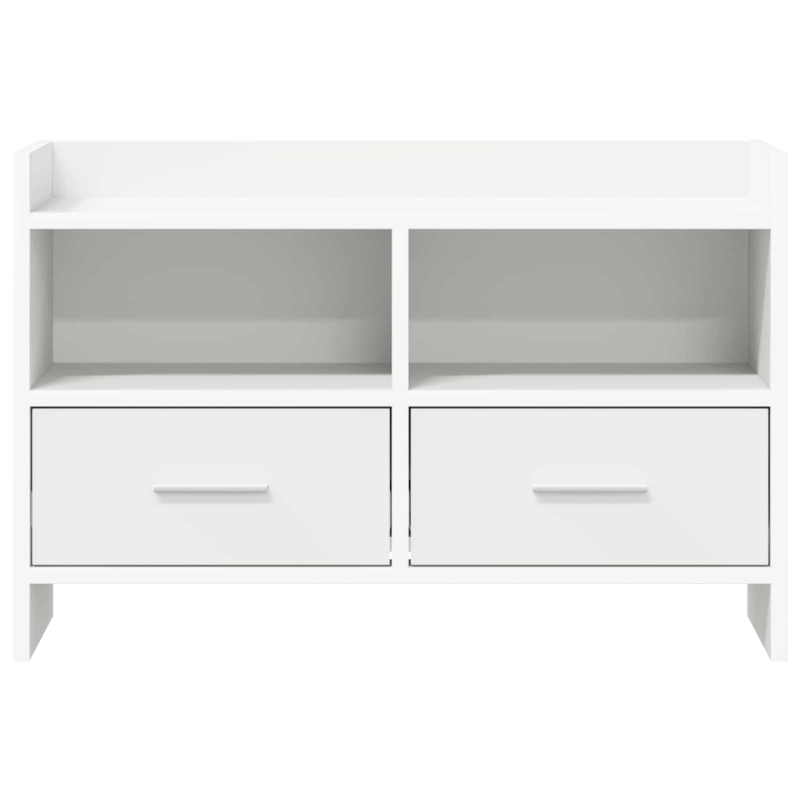 vidaXL TV Cabinet 71.5 x 33 x 47 cm White Engineered Wood 5