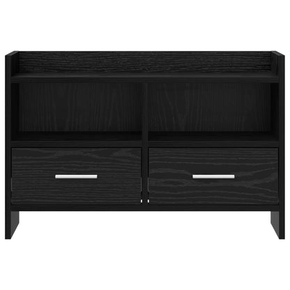 vidaXL TV Cabinet 71.5 x 33 x 47 cm Black Oak Engineered Wood 5