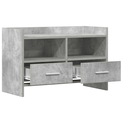 vidaXL TV Cabinet 71.5 x 33 x 47 cm Concrete Grey Engineered Wood 4