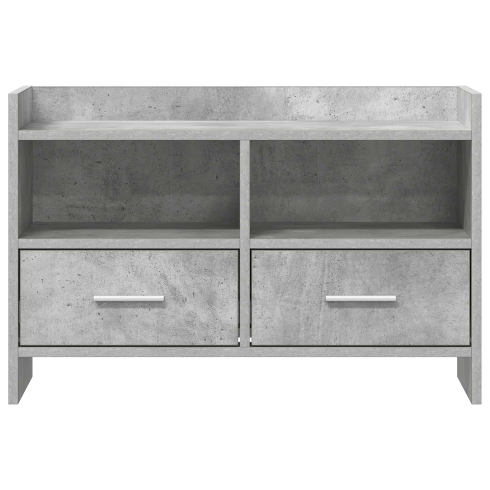 vidaXL TV Cabinet 71.5 x 33 x 47 cm Concrete Grey Engineered Wood 5