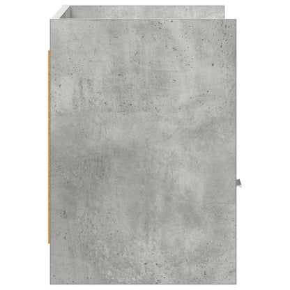 vidaXL TV Cabinet 71.5 x 33 x 47 cm Concrete Grey Engineered Wood 6