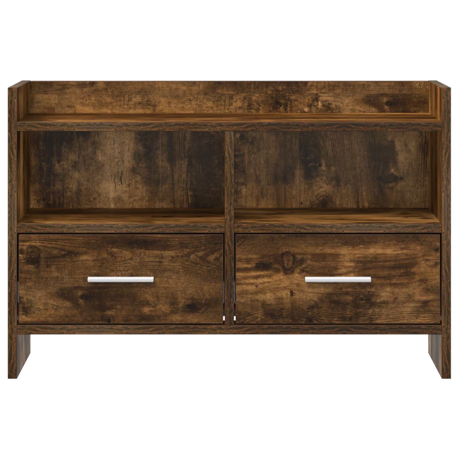 vidaXL TV Cabinet 71.5 x 33 x 47 cm Smoked Oak Engineered Wood 5