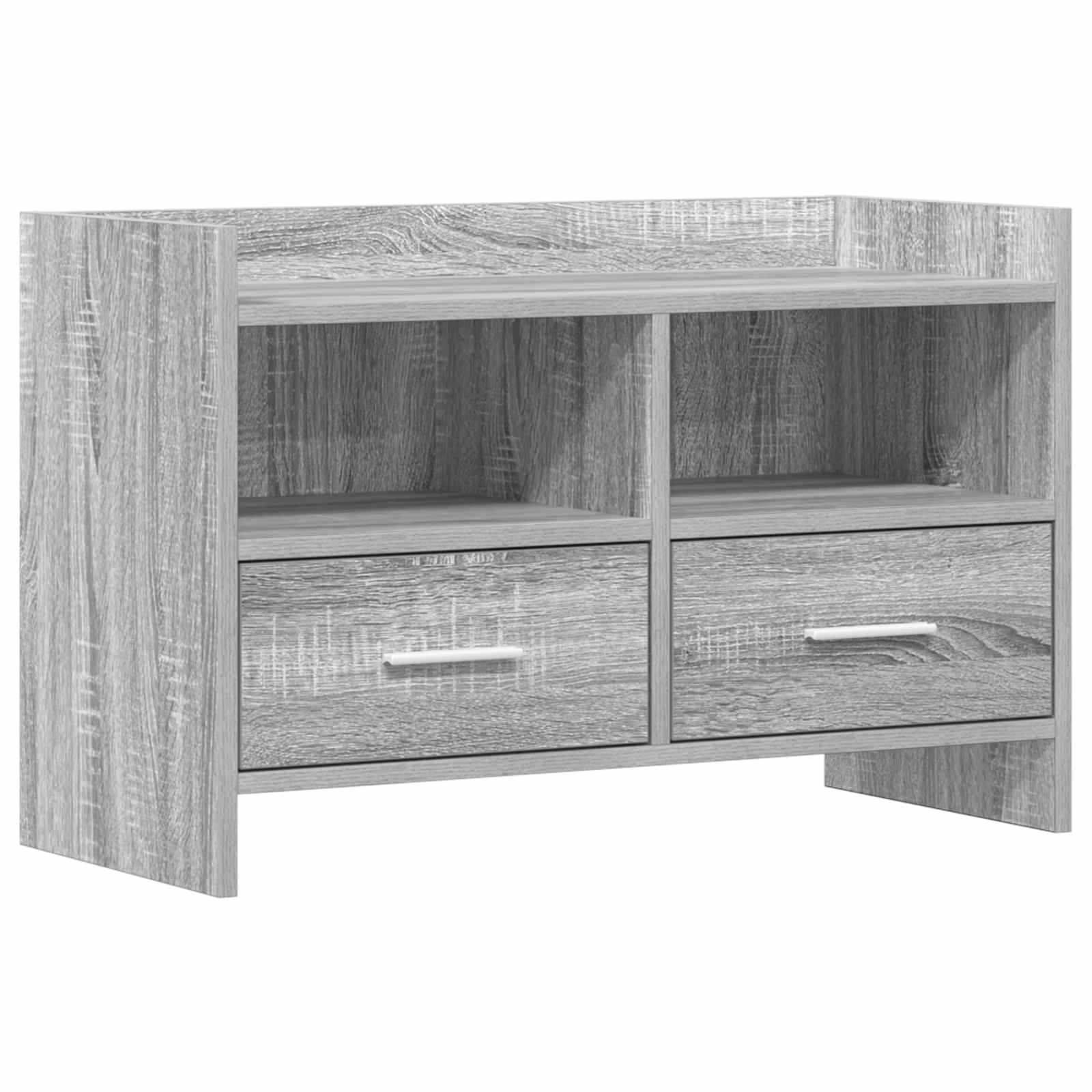 vidaXL TV Cabinet 71.5 x 33 x 47 cm Grey Sonoma Engineered Wood 2