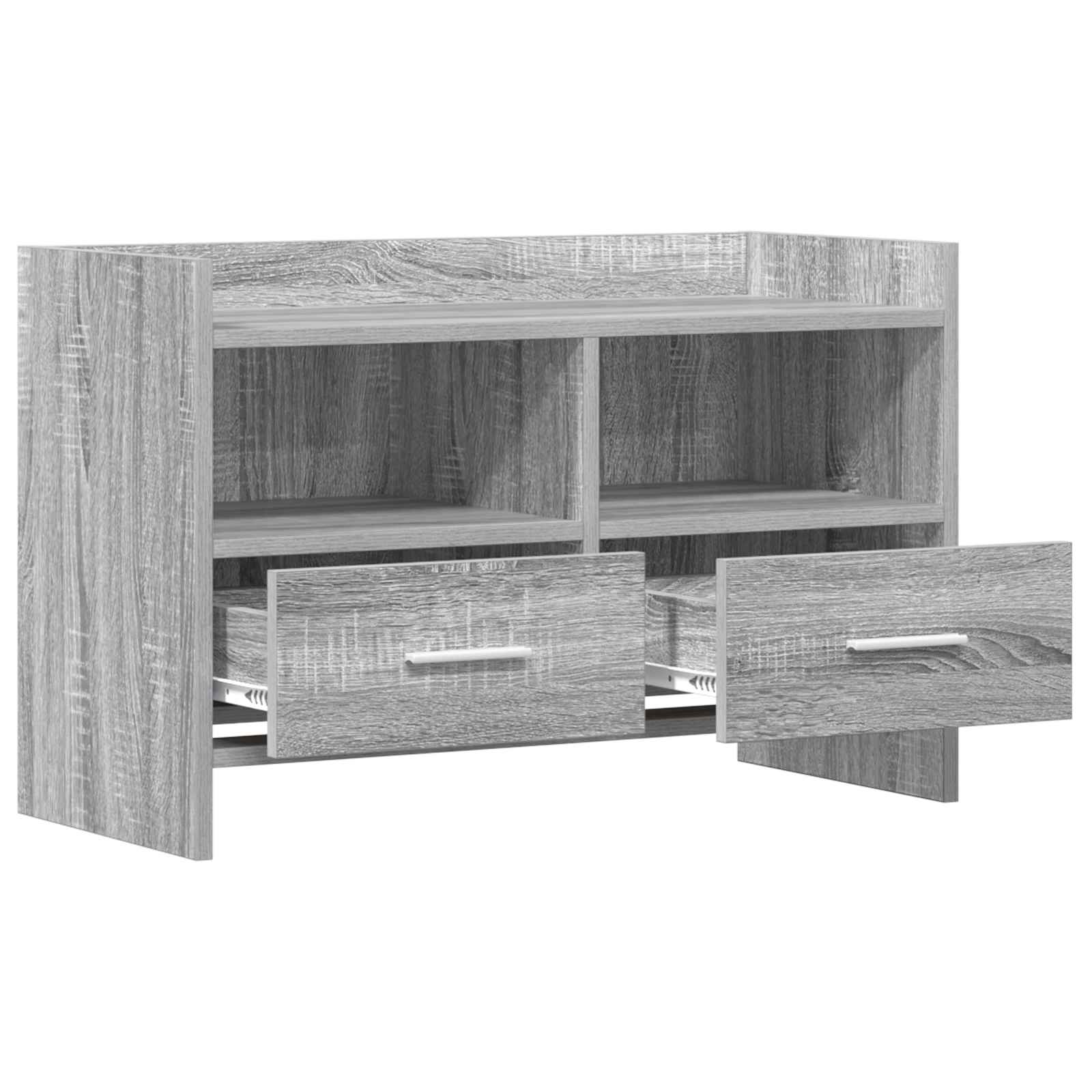 vidaXL TV Cabinet 71.5 x 33 x 47 cm Grey Sonoma Engineered Wood 4