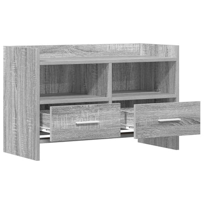 vidaXL TV Cabinet 71.5 x 33 x 47 cm Grey Sonoma Engineered Wood 4