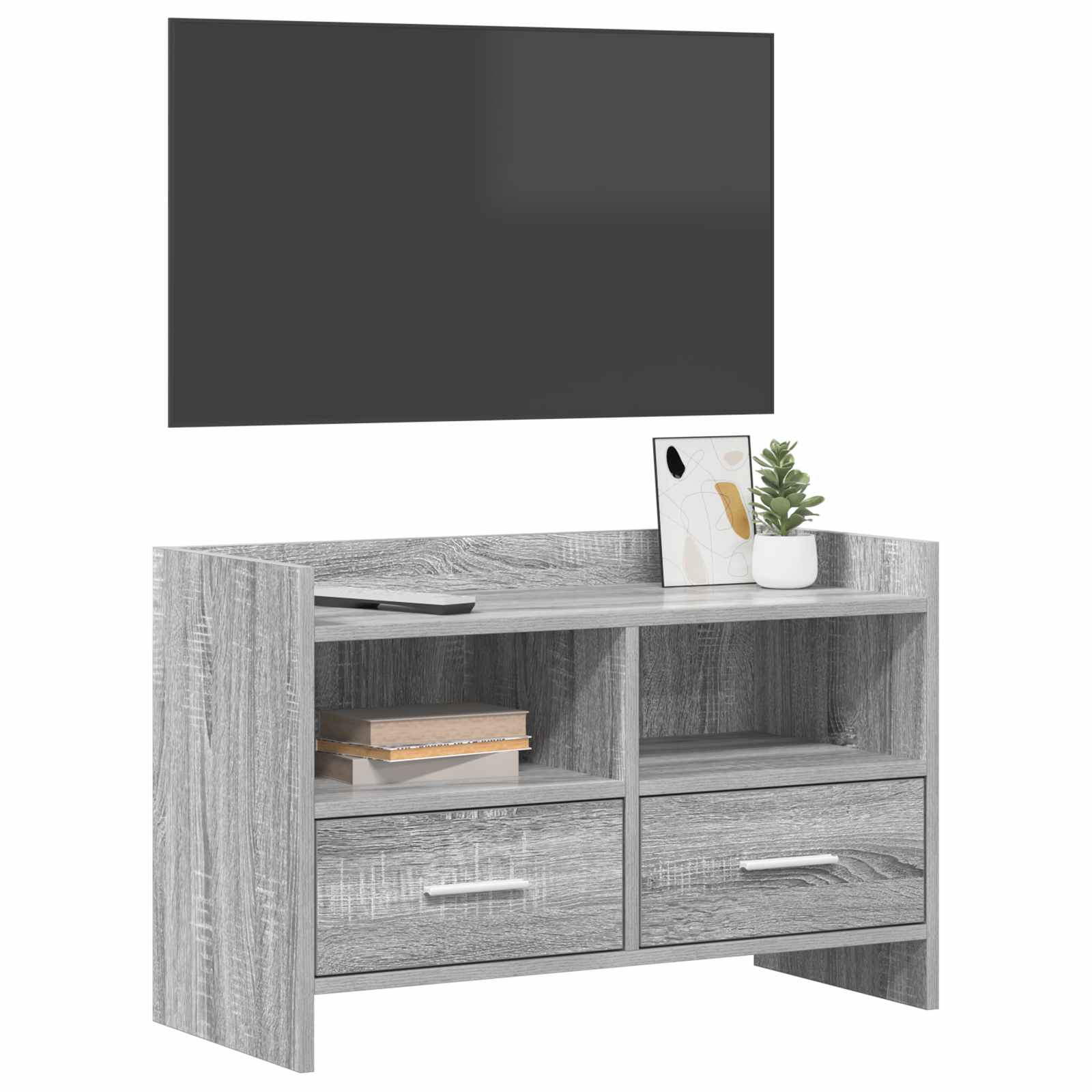 vidaXL TV Cabinet 71.5 x 33 x 47 cm Grey Sonoma Engineered Wood 3