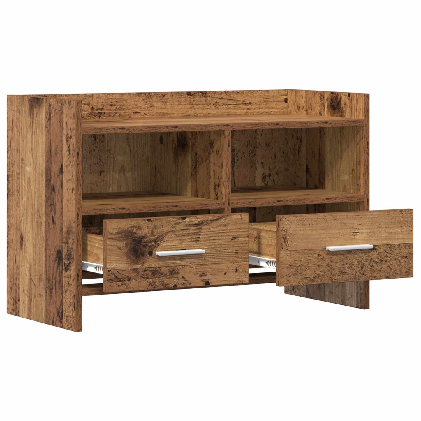 vidaXL TV Cabinet 71.5 x 33 x 47 cm Old Wood Engineered Wood 4