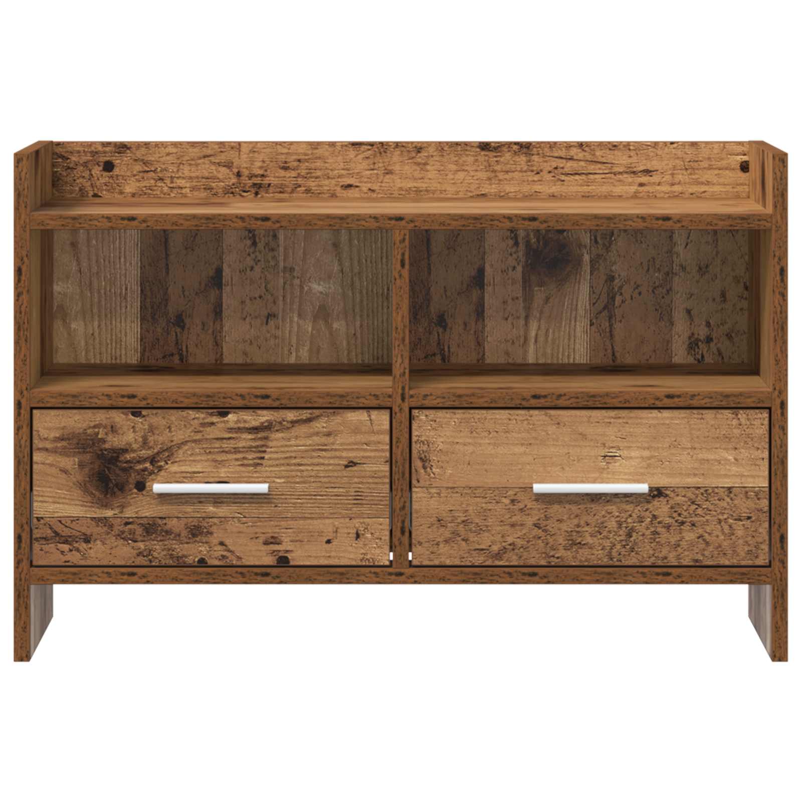 vidaXL TV Cabinet 71.5 x 33 x 47 cm Old Wood Engineered Wood 5