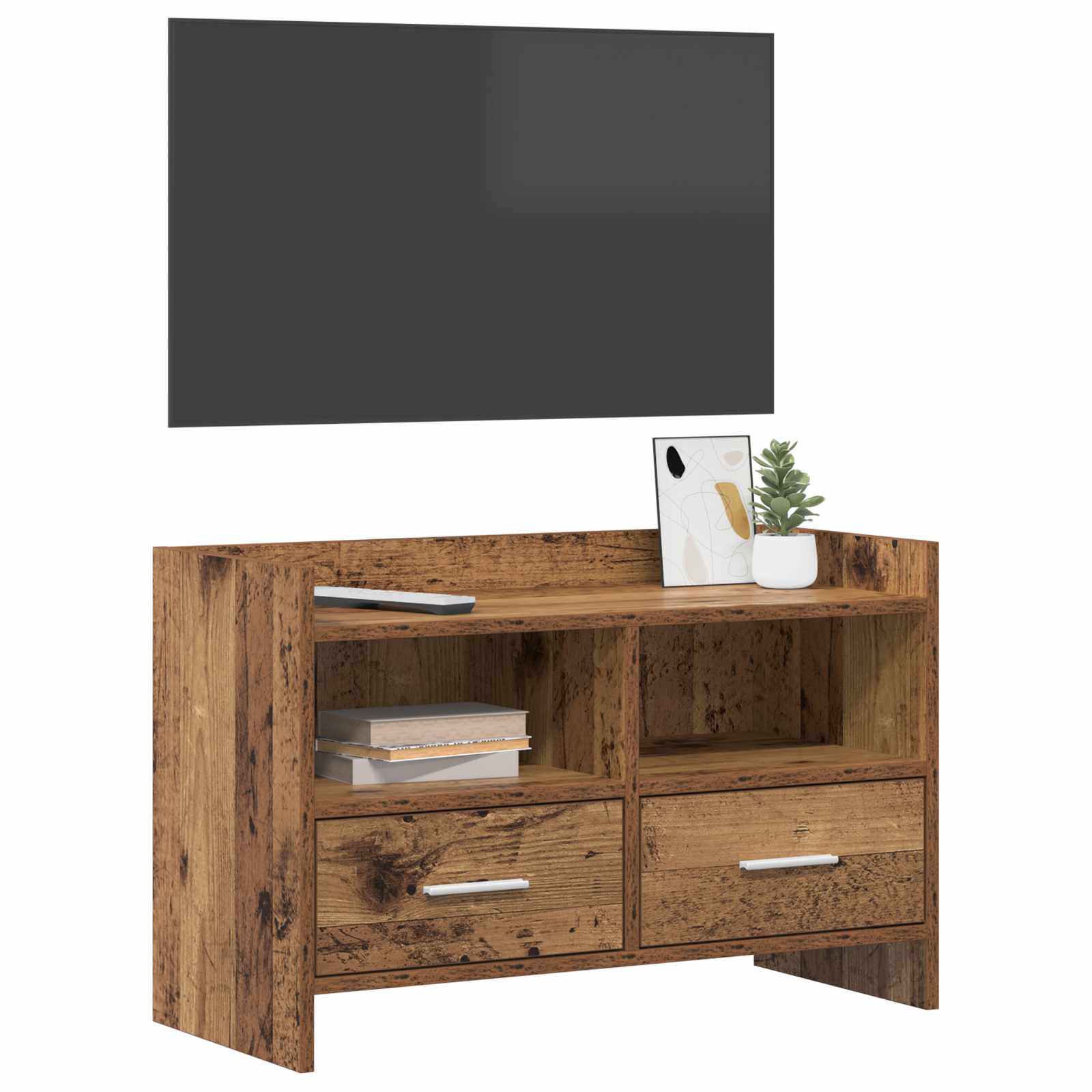 vidaXL TV Cabinet 71.5 x 33 x 47 cm Old Wood Engineered Wood 3