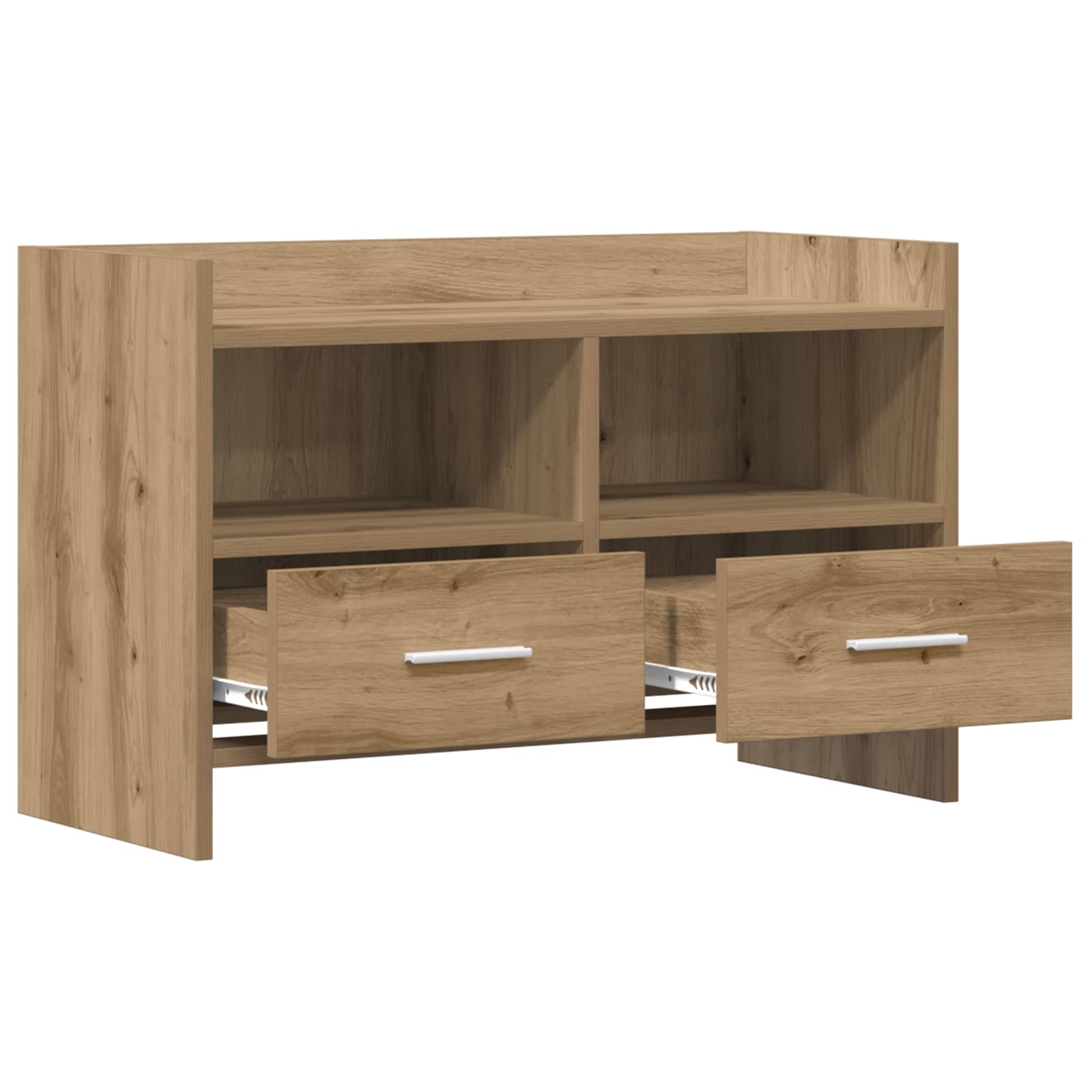 vidaXL TV Cabinet 71.5 x 33 x 47 cm Artisan Oak Engineered Wood 4
