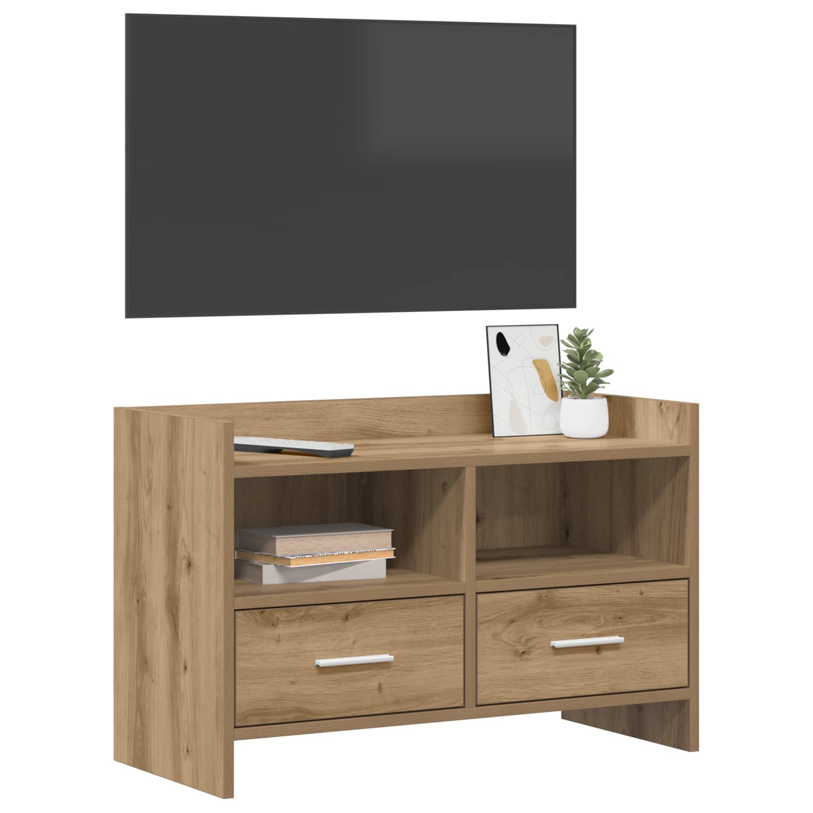 vidaXL TV Cabinet 71.5 x 33 x 47 cm Artisan Oak Engineered Wood 3
