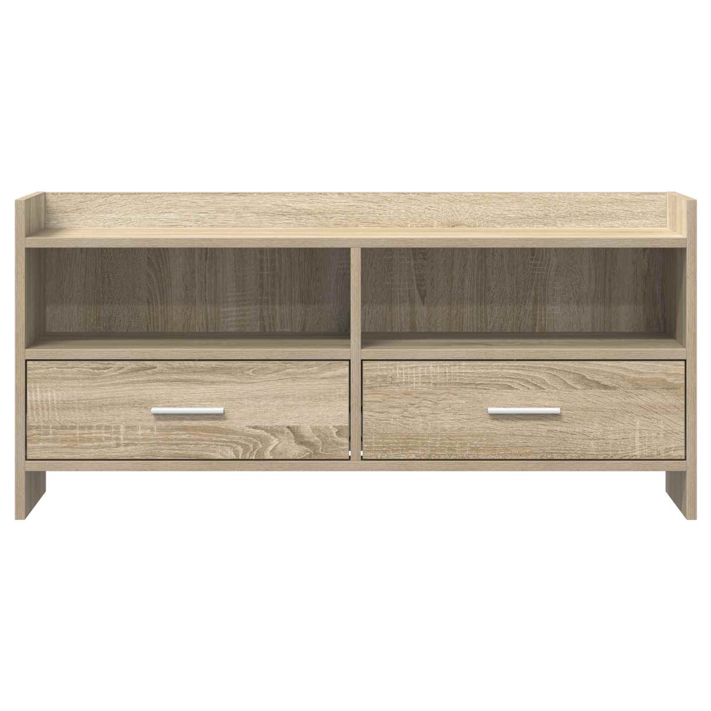 vidaXL TV Cabinet 100 x 33 x 47 cm Sonoma Oak Engineered Wood 5