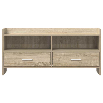 vidaXL TV Cabinet 100 x 33 x 47 cm Sonoma Oak Engineered Wood 5