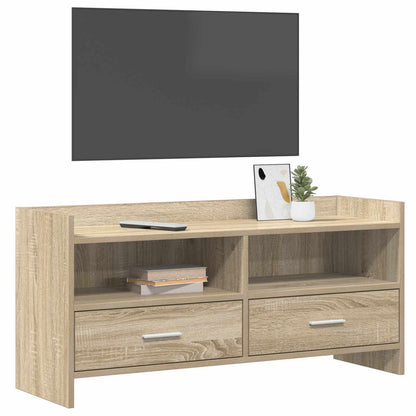 TV Cabinet 100 x 33 x 47 cm Engineered Wood Sonoma oak