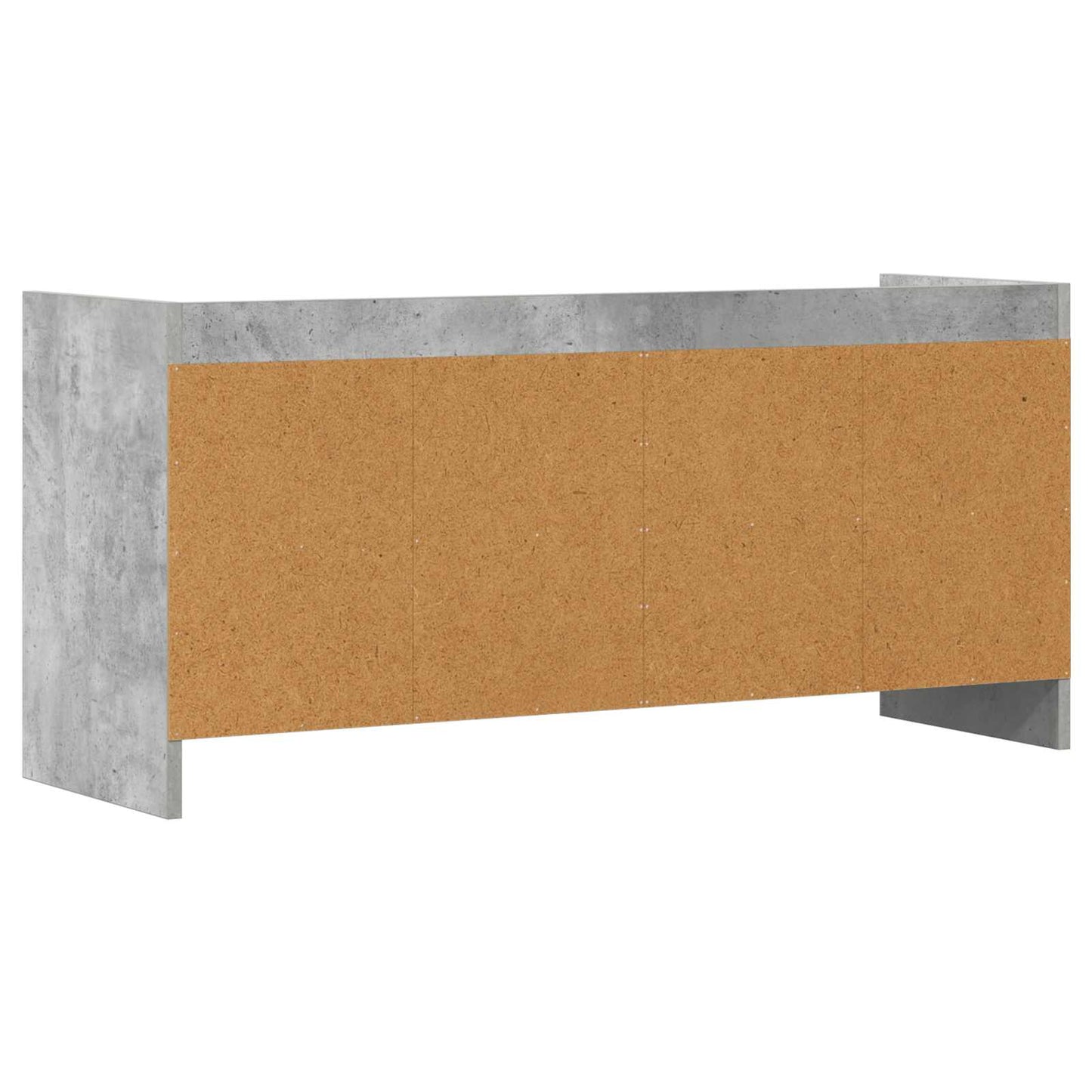 vidaXL TV Cabinet 100 x 33 x 47 cm Concrete Grey Engineered Wood 6