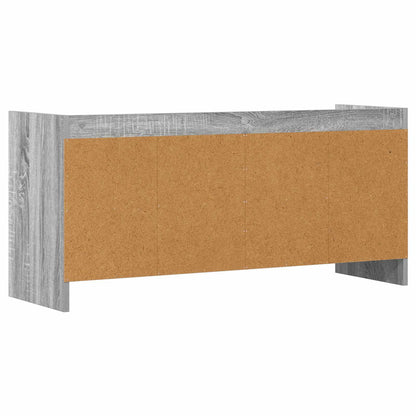 vidaXL TV Cabinet 100 x 33 x 47 cm Grey Sonoma Engineered Wood 6