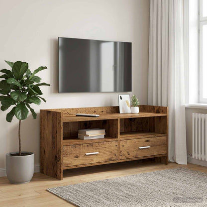 vidaXL TV Cabinet 100 x 33 x 47 cm Old Wood Engineered Wood 1