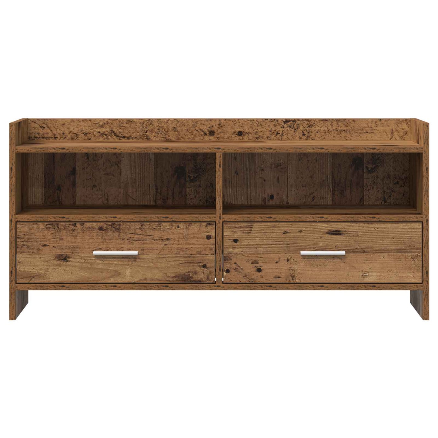 vidaXL TV Cabinet 100 x 33 x 47 cm Old Wood Engineered Wood 5