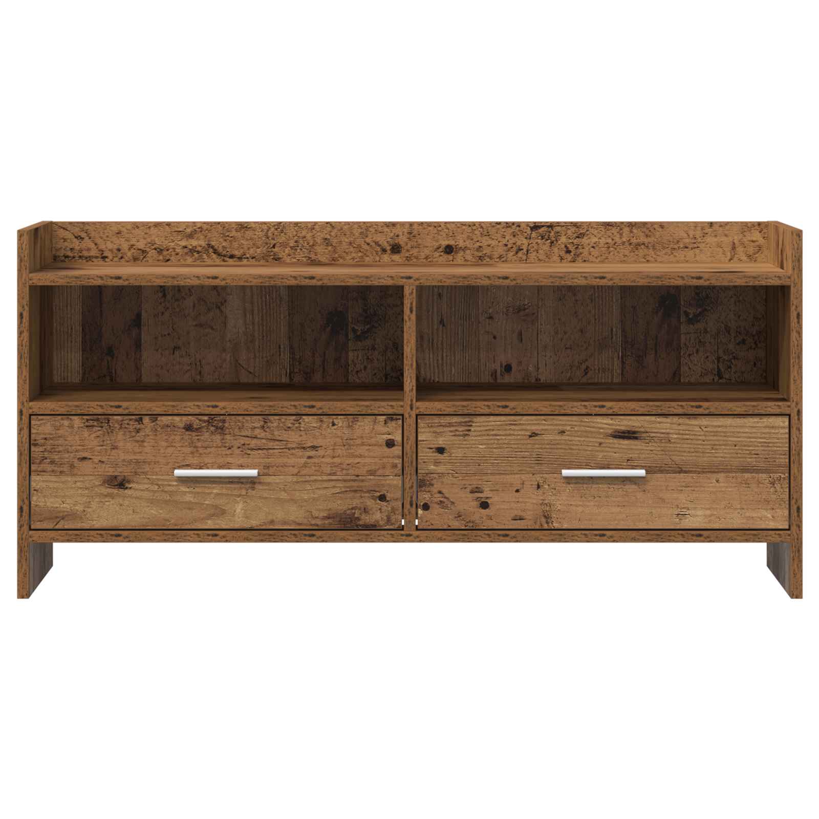 vidaXL TV Cabinet 100 x 33 x 47 cm Old Wood Engineered Wood 5
