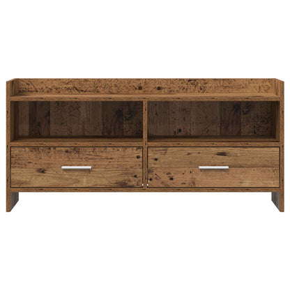 vidaXL TV Cabinet 100 x 33 x 47 cm Old Wood Engineered Wood 5