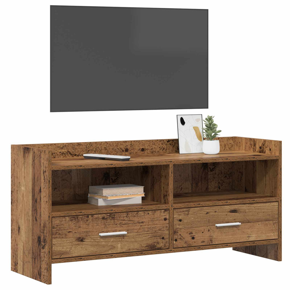 TV Cabinet 100 x 33 x 47 cm Engineered Wood Old wood