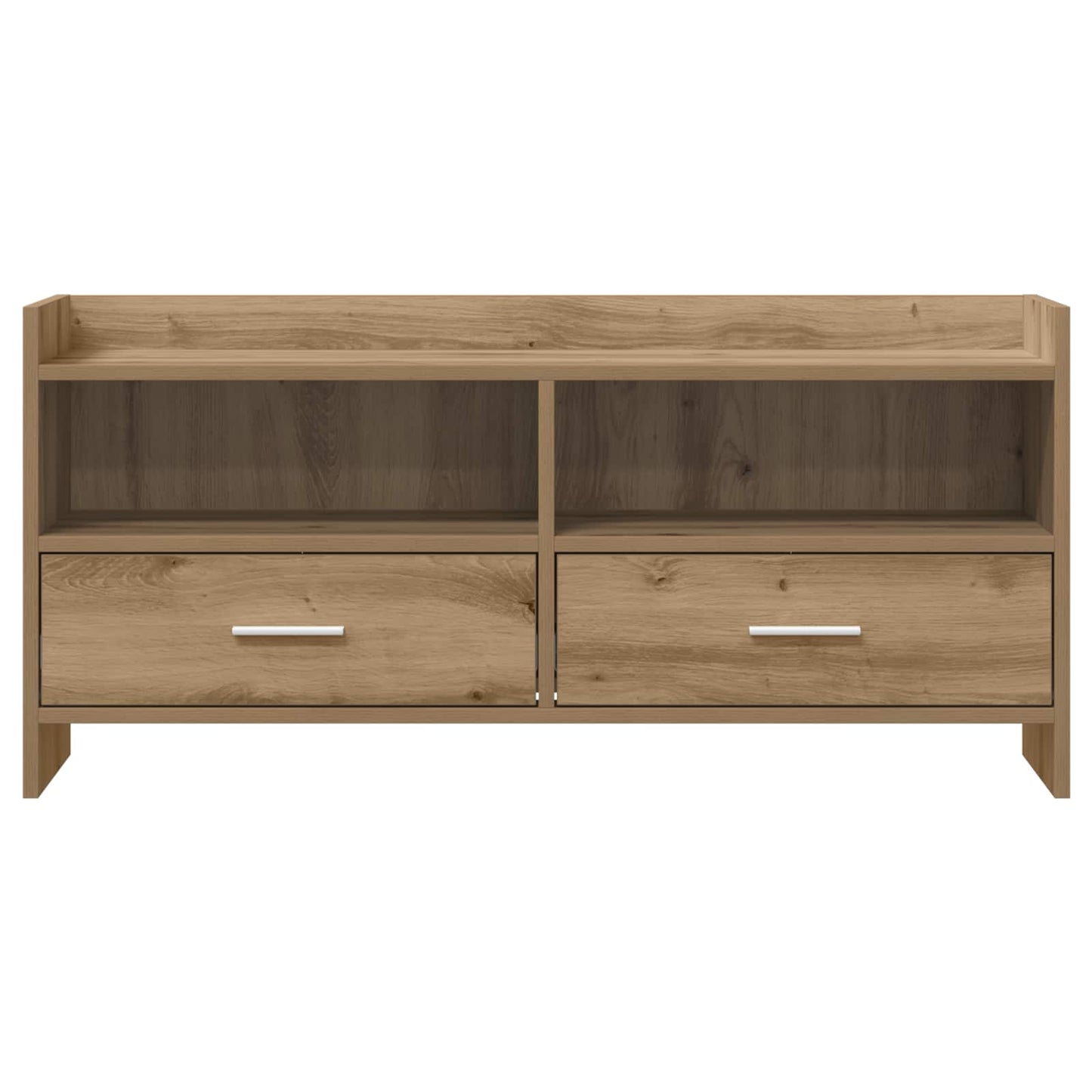 vidaXL TV Cabinet 100 x 33 x 47 cm Artisan Oak Engineered Wood 5