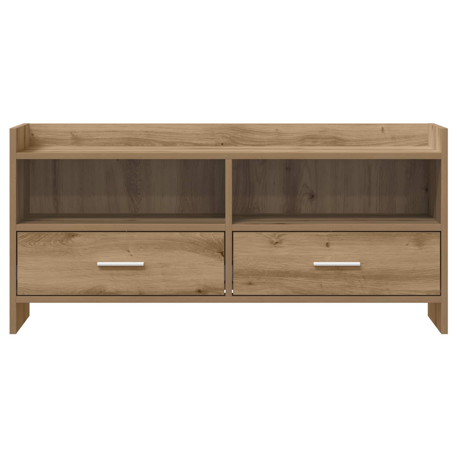 vidaXL TV Cabinet 100 x 33 x 47 cm Artisan Oak Engineered Wood 5